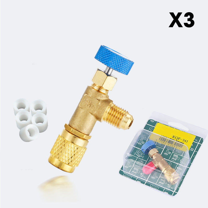 HVAC Refrigerant Charging Safety Valves