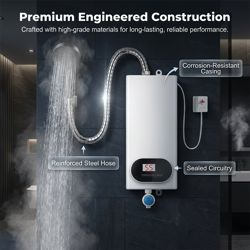 🎉 2026 Sale — Over 15,000 Sold!💧 Compact Tankless Instant Electric Water Heater‑LED Temperature Display with Multi‑Safety Protection ✨