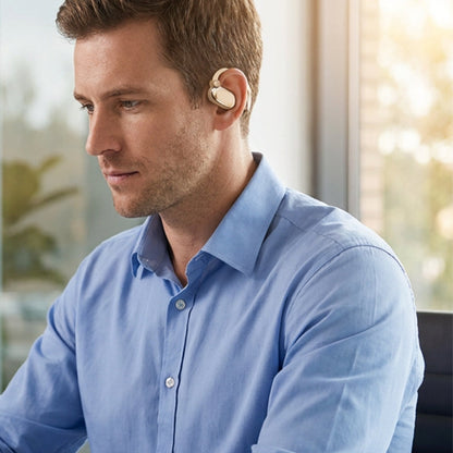 📢📢50% OFF !!⏰Open-Ear Wireless Earphones – Comfort Fit, Bluetooth 5.4 & LED Flashlight Case 🔦