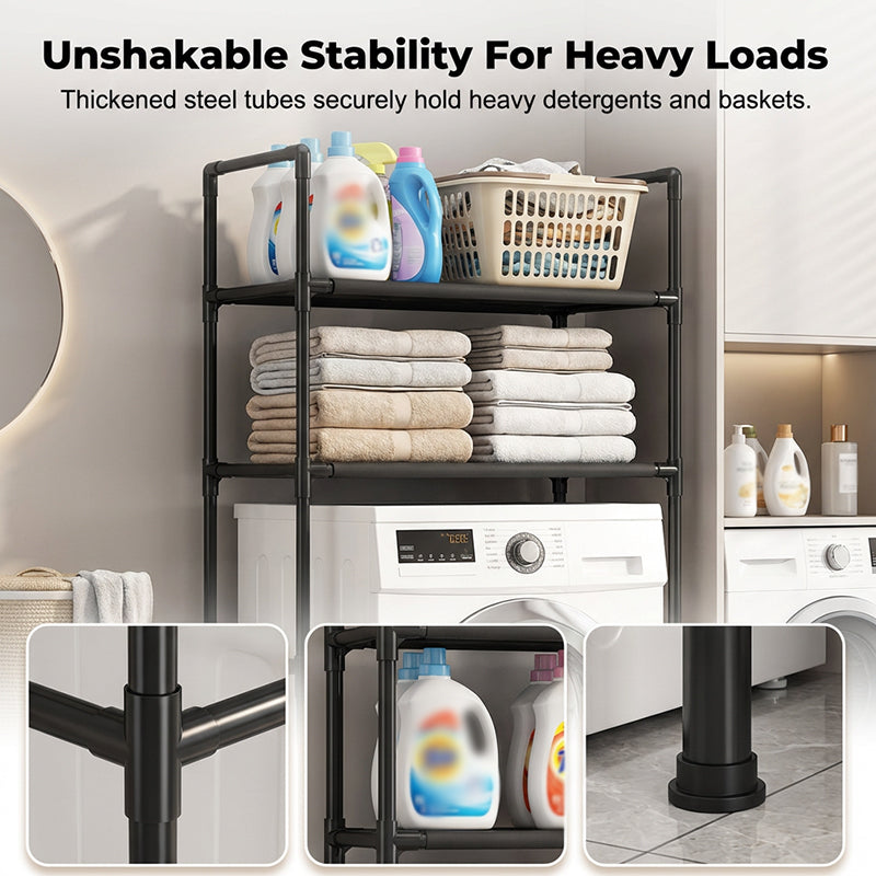 ❤️‍🔥No-Drill Bathroom & Laundry Organizer Shelf
