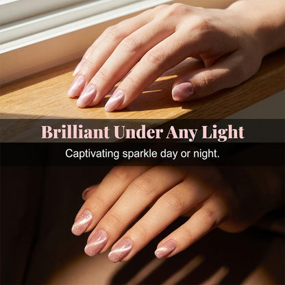 Spar Cat Eye Gel Polish Shiny Magnetic Glitter Nail Art Polish