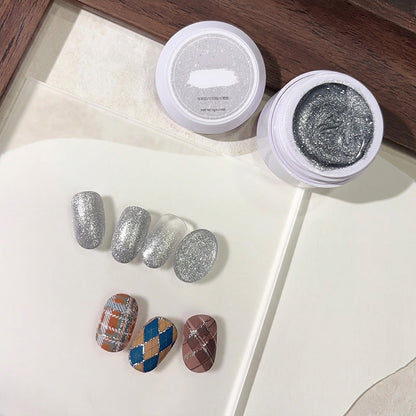 Spar Cat Eye Gel Polish Shiny Magnetic Glitter Nail Art Polish