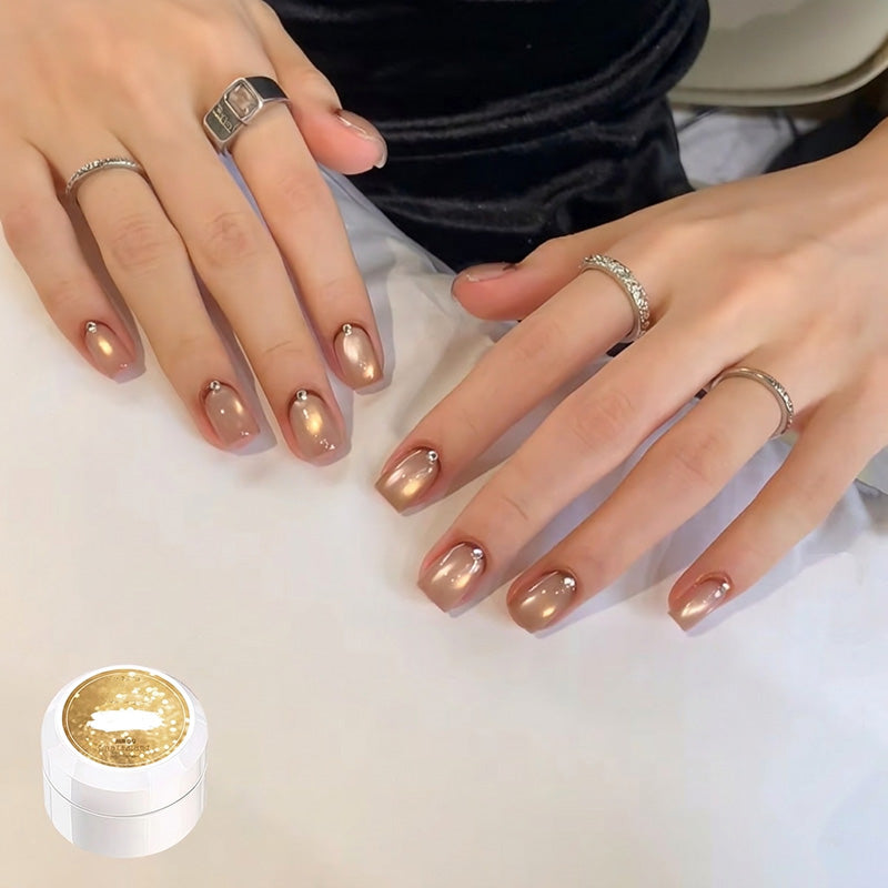 Spar Cat Eye Gel Polish Shiny Magnetic Glitter Nail Art Polish
