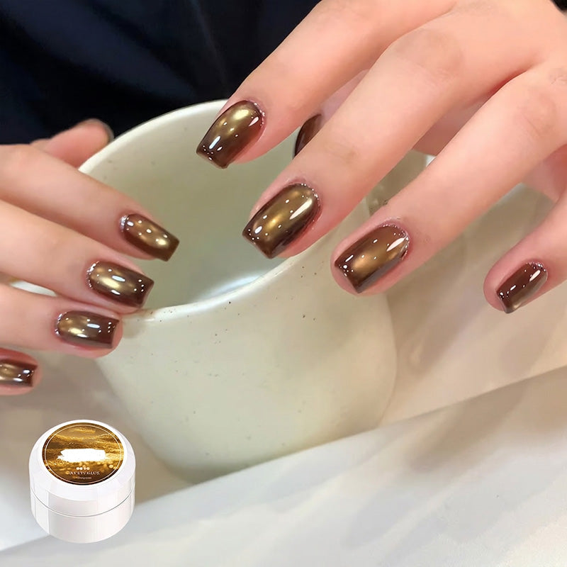 Spar Cat Eye Gel Polish Shiny Magnetic Glitter Nail Art Polish