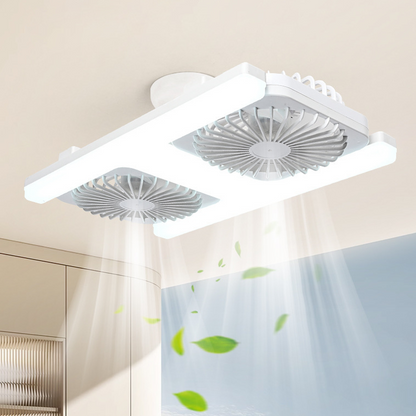 Modern 2-in-1 LED Ceiling Fan Light – Remote Control ❄️💡🌀🏠