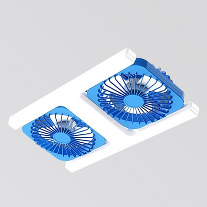 Modern 2-in-1 LED Ceiling Fan Light – Remote Control ❄️💡🌀🏠