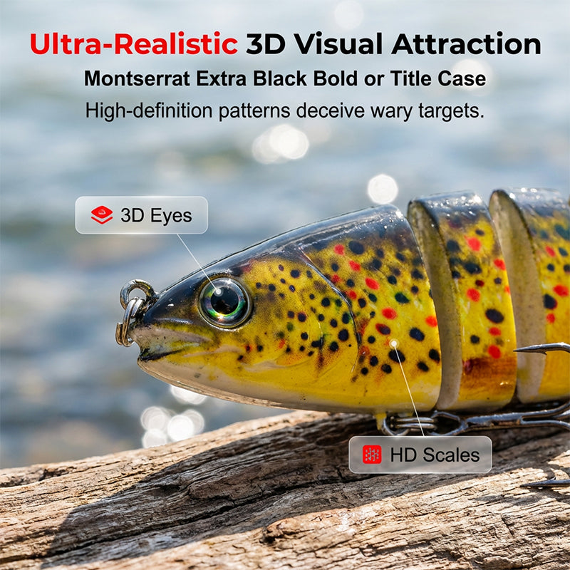 Multi-Segmented Bionic Fishing Lure