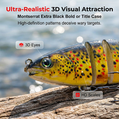 Multi-Segmented Bionic Fishing Lure