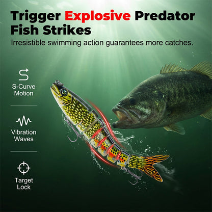 Multi-Segmented Bionic Fishing Lure