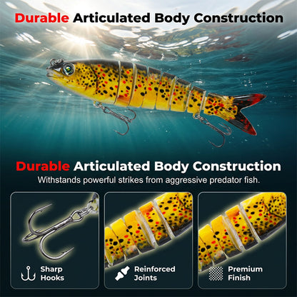 Multi-Segmented Bionic Fishing Lure