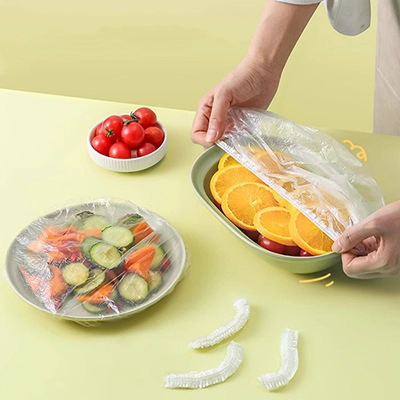 Tapas Elásticas Desechables para Alimentos