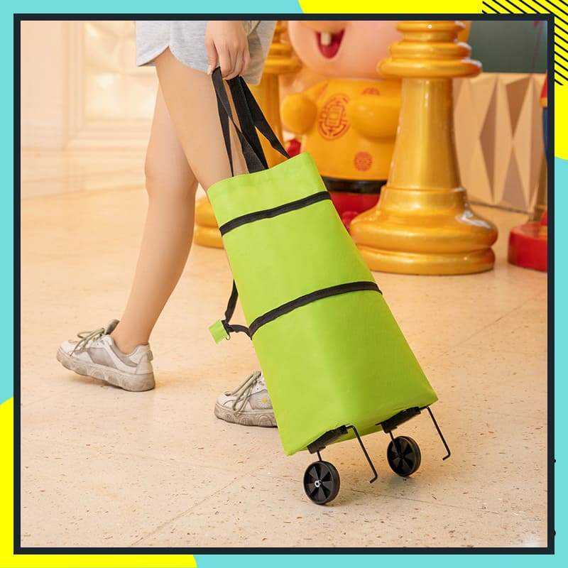 🔥🔥Last Day Promotion Only £11.99 ‼️🛒2-in-1 Foldable Shopping Cart✨Portable Lightweight Grocery Trolley
