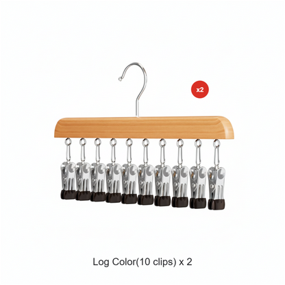 360° Swivel Multi-Hook Wardrobe Organizer