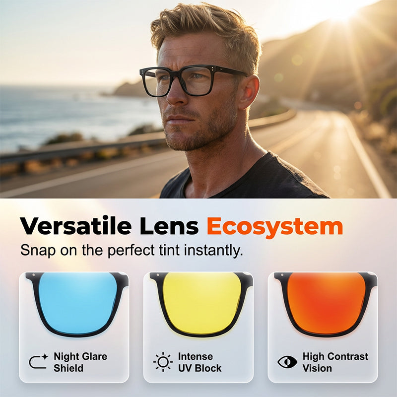 Magnetic 3-in-1 Glasses
