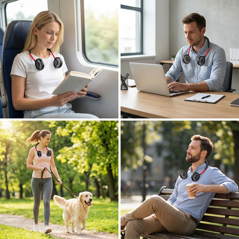 Portable Hands-Free Neck Fan