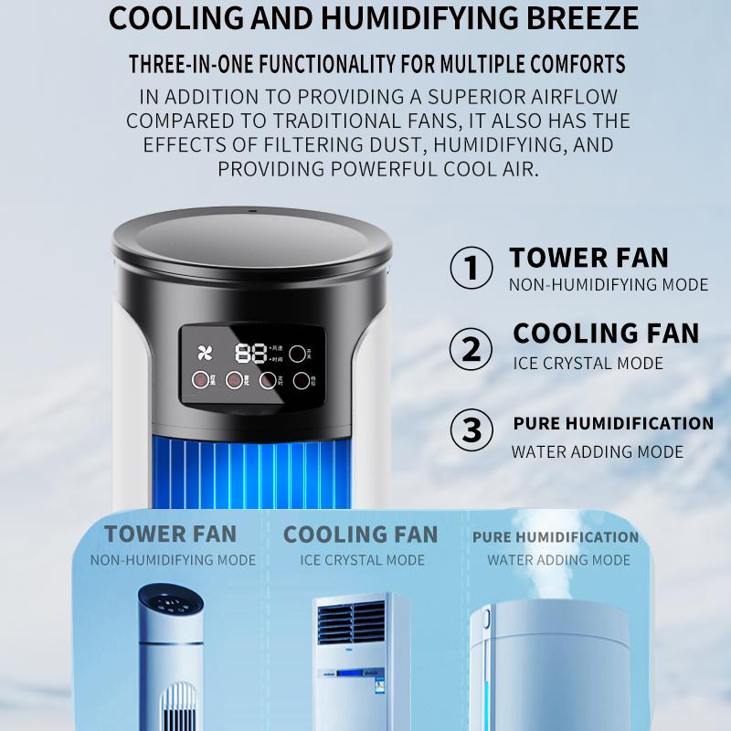USB Table Fan with Water Cooling