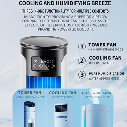 USB Table Fan with Water Cooling
