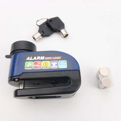 🔑 Easy-Use Alarmed Disc Lock with Push-to-Lock Design — Waterproof Heavy-Duty Security