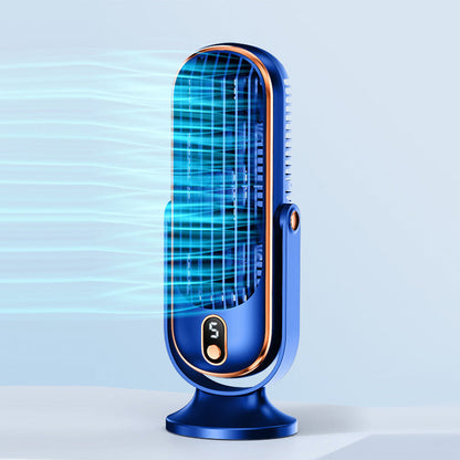 🥳2026 HOT SALE🥳💞50K+ SOLD!💨🌙 50% OFF! Portable Table Fan – 5 speeds, ultra‑quiet, gentle breeze. Perfect for bedroom or office. Stay cool without noise! 😴✨