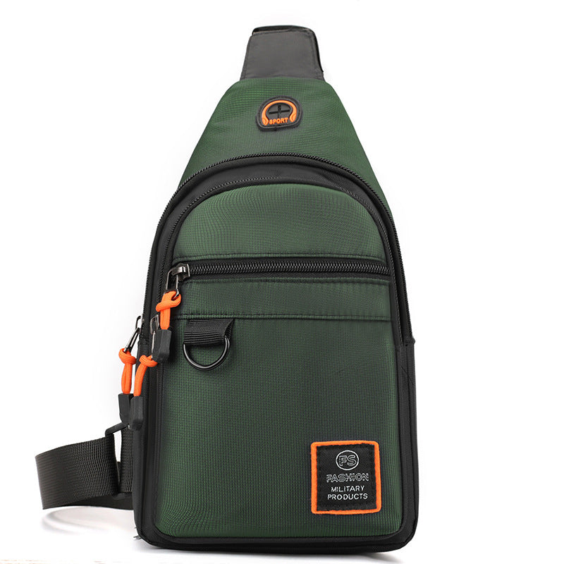 🎒50% RABATT! Vanntett skulderveske med flere lommer & hodetelefonutgang