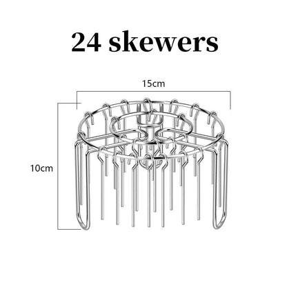 Stainless Steel Air Fryer Skewer Rack Stand