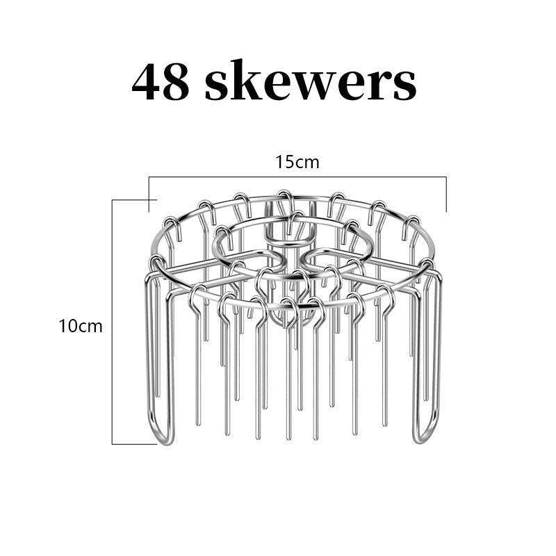 Stainless Steel Air Fryer Skewer Rack Stand
