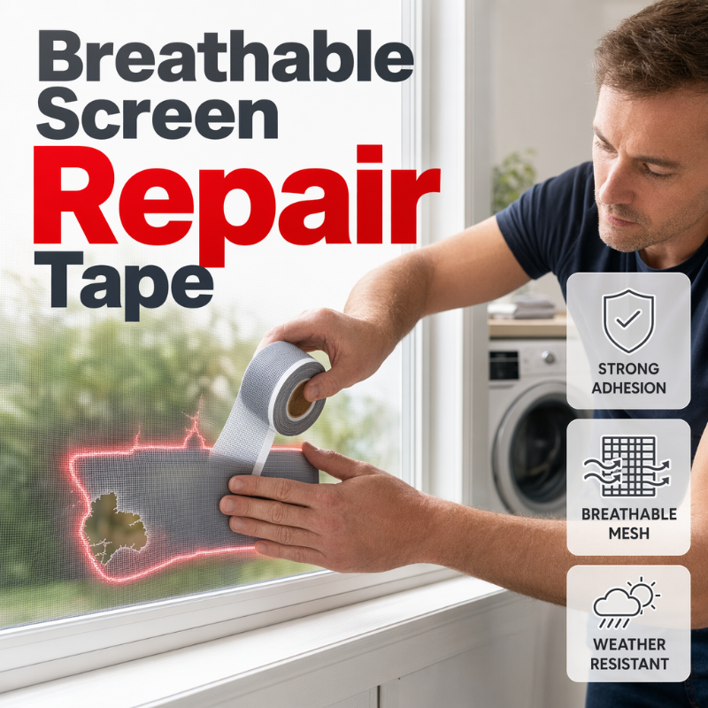 Multifunctionele reparatietape voor gaas