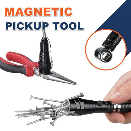 🔦 Multifunction Telescopic Magnetic Flashlight | 50% OFF 🔥 360° Flexible Neck, Durable Alloy, Repair Tool, and Ideal Gift