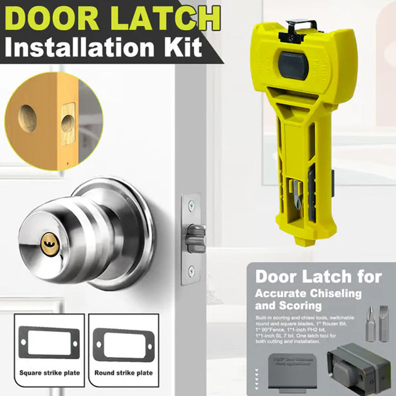 LAST DAY 50% OFF - Door Latch Installation Kit for Accurate Chiseling and Scoring