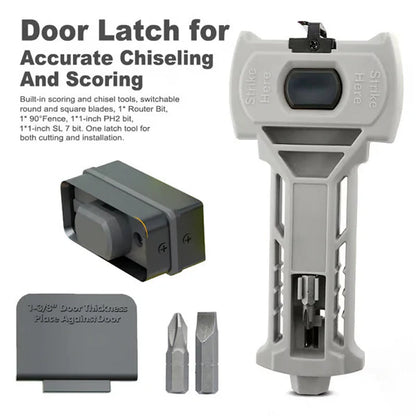 LAST DAY 50% OFF - Door Latch Installation Kit for Accurate Chiseling and Scoring