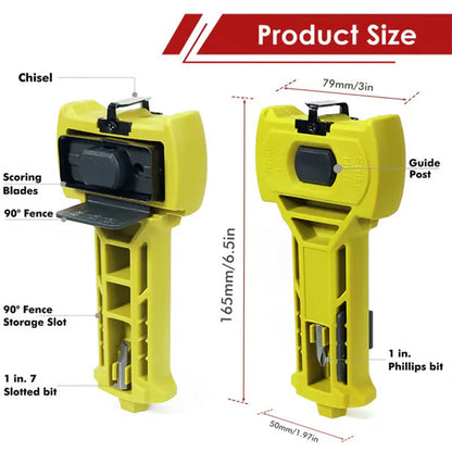 LAST DAY 50% OFF - Door Latch Installation Kit for Accurate Chiseling and Scoring