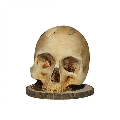 Creative skull-shaped knife holder made of resin