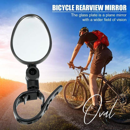 360° Adjustable Bike Mirror – Easy Install & Clear Rear View