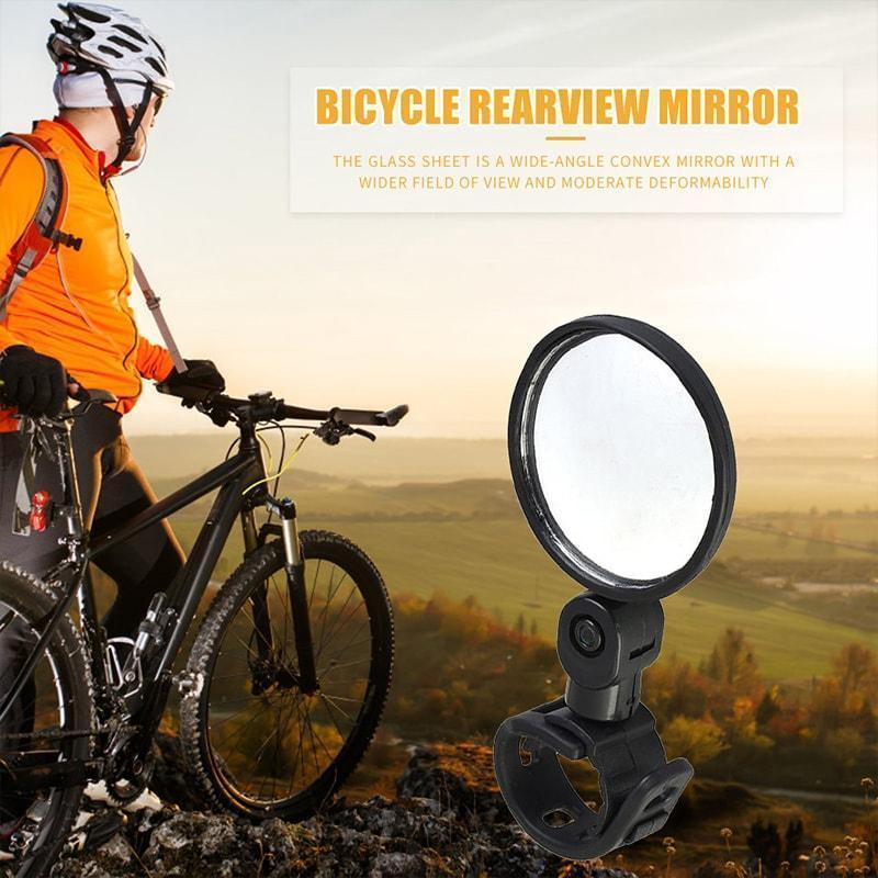 360° Adjustable Bike Mirror – Easy Install & Clear Rear View