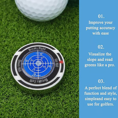 🏌️♂️⛳ Precision, not luck! Golf Leveler & Marker | Eliminate guesswork, improve your putting accuracy, and succeed at reading the break