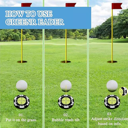 🏌️♂️⛳ Precision, not luck! Golf Leveler & Marker | Eliminate guesswork, improve your putting accuracy, and succeed at reading the break