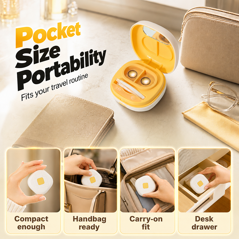 Portable Sonic Contact Lens Cleaner
