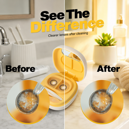 Portable Sonic Contact Lens Cleaner