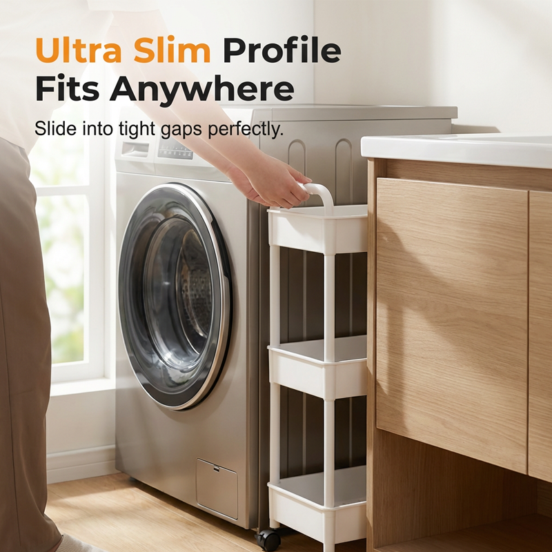 Mobile Kitchen Storage Organizer Rack