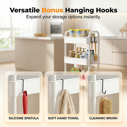 Mobile Kitchen Storage Organizer Rack