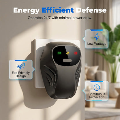 🥳2026 HOT SALE🥳💞50K+ SOLD!🦟🚫 50% OFF! Ultrasonic Pest Repeller – 4 modes, 360° dual speakers. No chemicals, no traps. Covers whole rooms – safe for family! 🏠✨