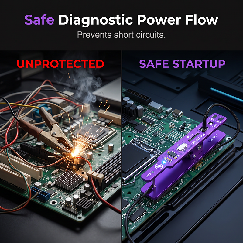 Universal Battery-Free Startup Clip