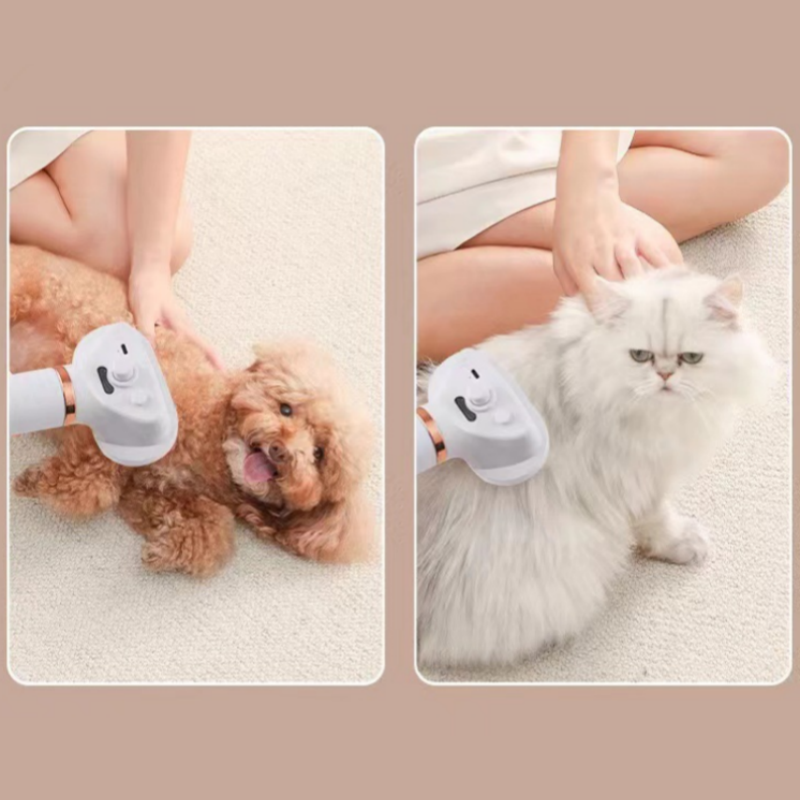 3-in-1 Pet Steam Grooming Brush