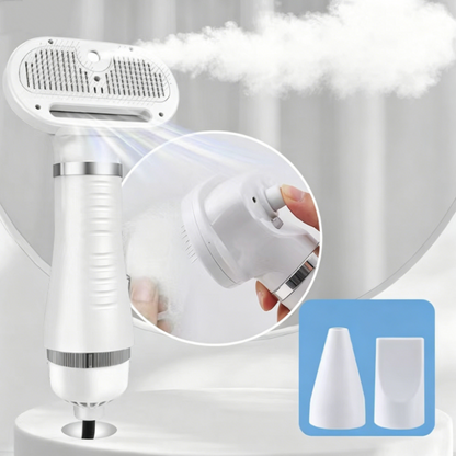 3-in-1 Pet Steam Grooming Brush