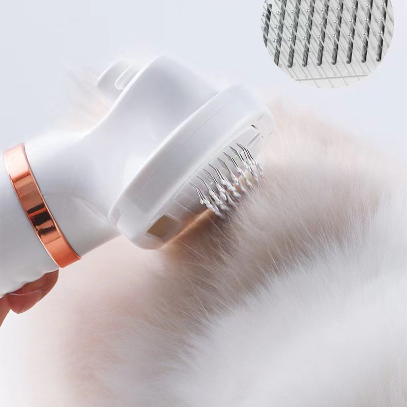 3-in-1 Pet Steam Grooming Brush