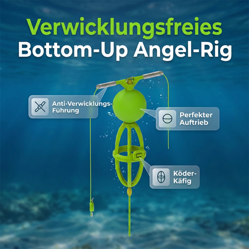 🔥Hot Sale 50% OFF🔥 Stop Untangling Your Rig Mid-Cast! Tangle-Free Bottom-Up Feeder Basket – Weighted Base, Stays Upright, Bait Cloud in 3 Sec 🎣