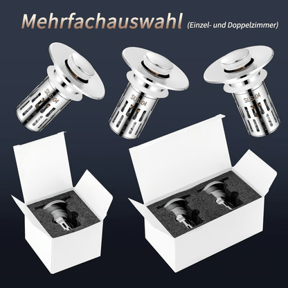 Universal Stainless Steel Pop-Up Sink Drain Strainer