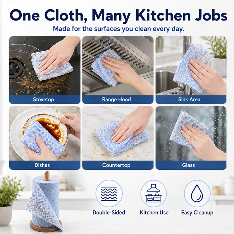 Deep-Clean Silver Dish Cloth