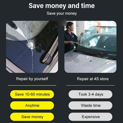 One drop fixes all glass cracks！🚗Glass Crack Repair Agent