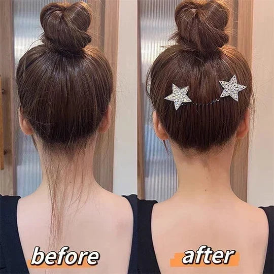 💇‍♀️✨ Flexible Invisible Hair Comb—invisible, flexible, and non-slip—instantly creates a perfectly secure hold! 🌟